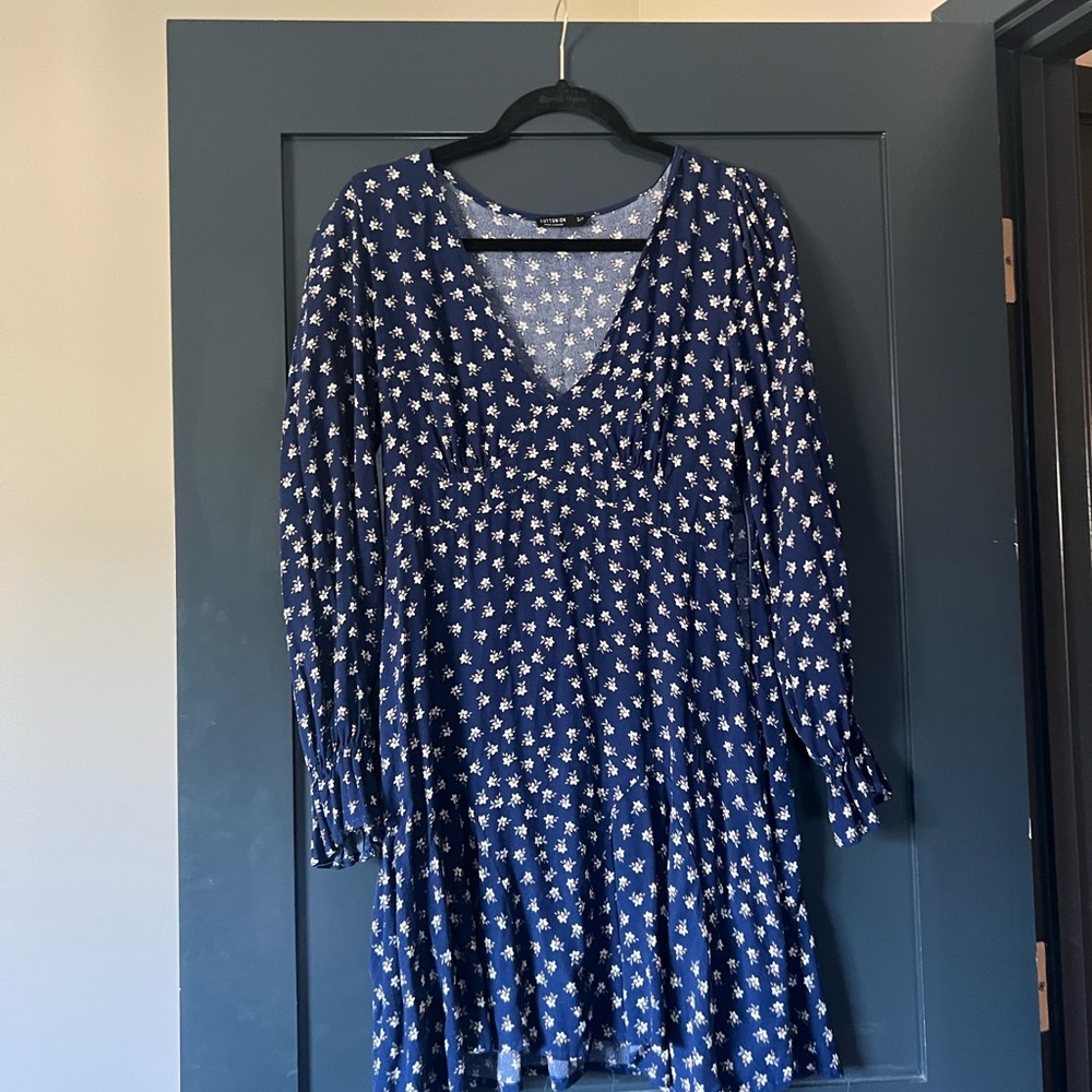Blue Floral Dress